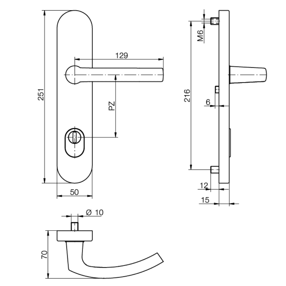 ½ DGT50 außen PZ92 ZA